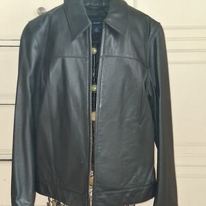GAP Black Leather Jacket